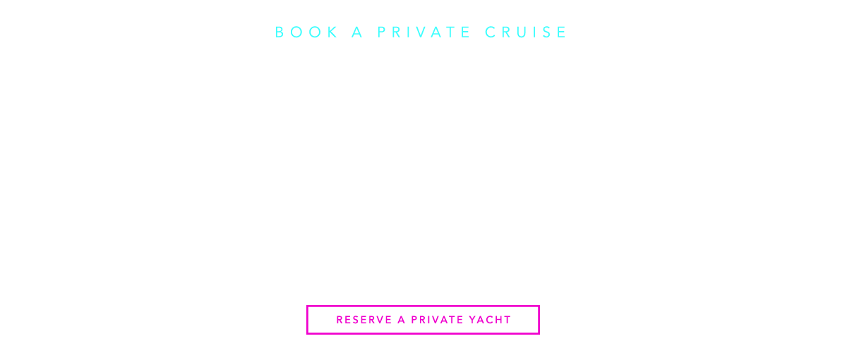 Your next event could be on a yacht!